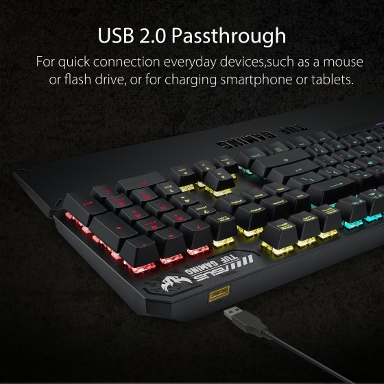 ASUS TUF Gaming K3 RGB mechanical keyboard