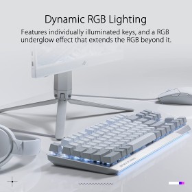 ASUS ROG Strix Scope NX TKL Moonlight White RED switches ASUS ROG Strix Scope NX TKL Moonlight White RED switches