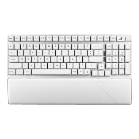 ASUS ROG Strix Scope II 96 RX Wireless White Gaming Keyboard