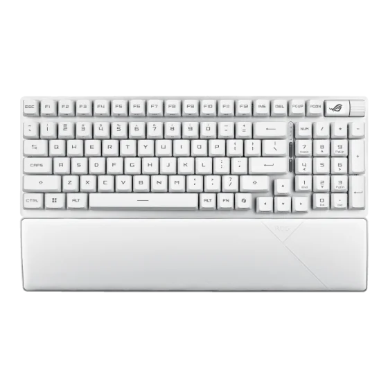 NationalPC White product image - ROG Strix Scope II 96 RX Wireless White