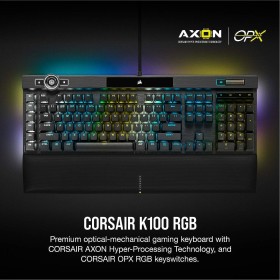 Corsair K100 RGB Mechanical CHERRY MX Speed Black Keyboard Corsair K100 RGB Mechanical CHERRY MX Speed Black Keyboard