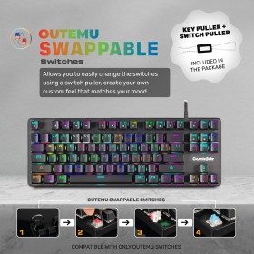 Cosmic Byte GK 18 Firefly RGB TKL Mechanical Keyboard Cosmic Byte GK 18 Firefly RGB TKL Mechanical Keyboard