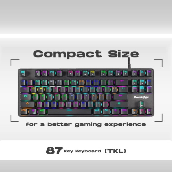 Cosmic Byte GK 18 Firefly RGB TKL Mechanical Keyboard