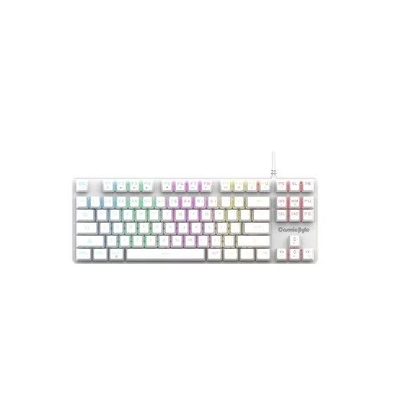 Cosmic Byte GK 37 Firefly White TKL Mechanical Keyboard