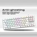 Cosmic Byte GK 37 Firefly White TKL Mechanical Keyboard
