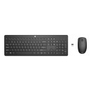 HP 230 Wireless Keyboard and Mouse Combo Black