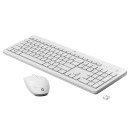 HP 230 Wireless Keyboard and Mouse Combo White