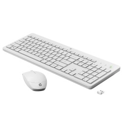 HP 230 Wireless Keyboard and Mouse Combo White HP 230 Wireless Keyboard and Mouse Combo White