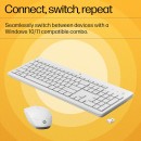 HP 230 Wireless Keyboard and Mouse Combo White