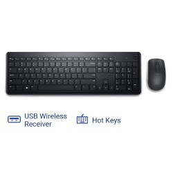 Dell KM3322W Wireless USB Keyboard and Mouse Combo Dell KM3322W Wireless USB Keyboard and Mouse Combo
