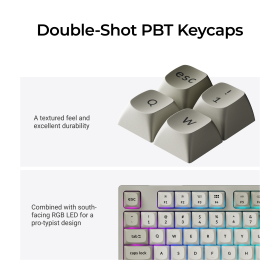 Keychron C1 Pro 8K QMK RGB Red Switch Keyboard Retro at NationalPC India