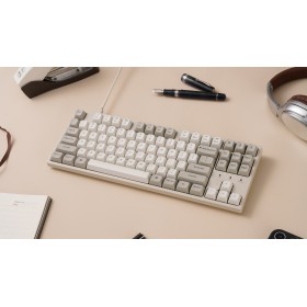 Keychron C1 Pro 8K QMK RGB Red Switch Keyboard Retro