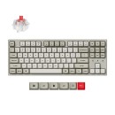 Keychron C1 Pro 8K QMK RGB Red Switch Keyboard Retro at NationalPC India