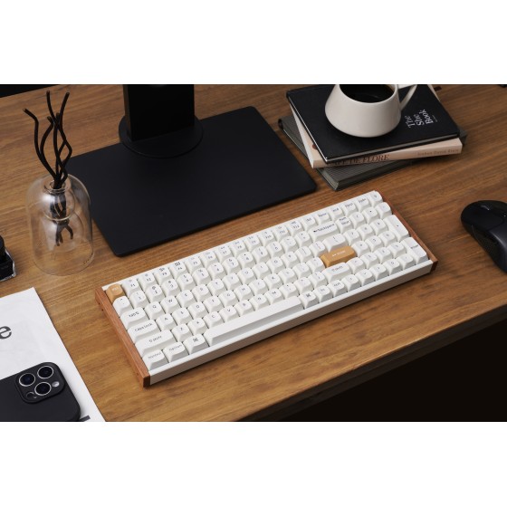 Keychron K4 HE Wireless Magnetic RGB Keyboard White at NationalPC India