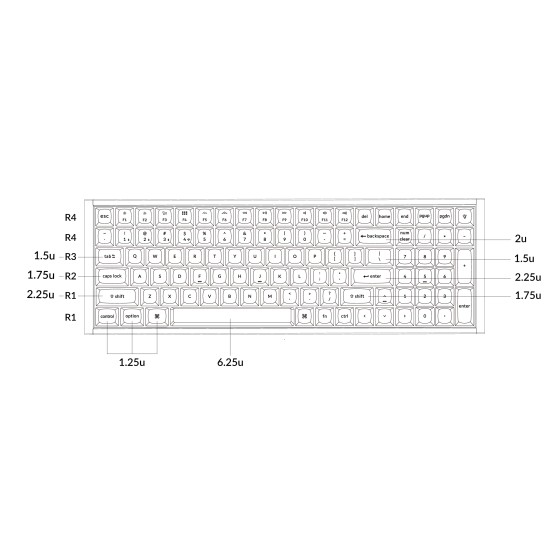 Keychron K4 HE Wireless Magnetic RGB Keyboard White at NationalPC India