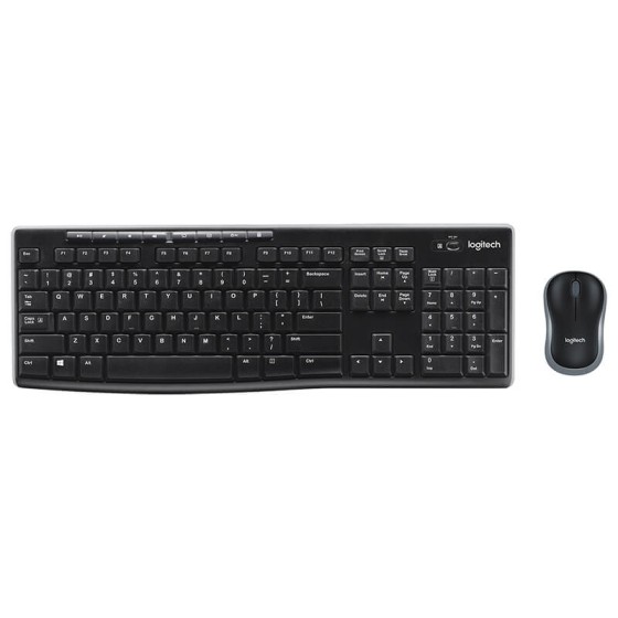 Logitech MK275 Wireless Black Keyboard and Mouse Combo