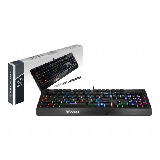 MSI VIGOR GK20 US Gaming Keyboard With Membrane Switches