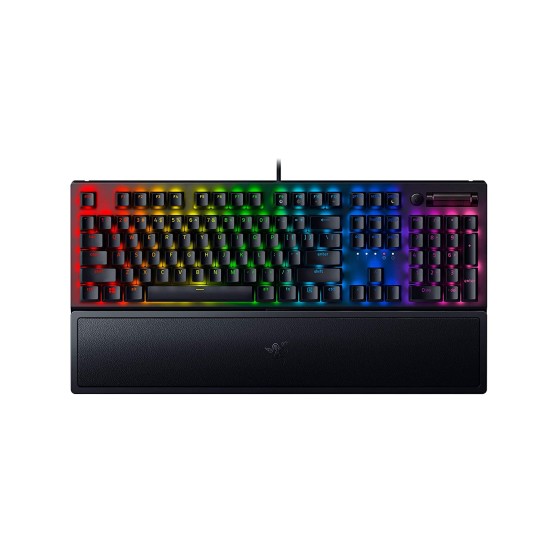 Razer BlackWidow V3 Mechanical Gaming Keyboard Green Switches with Transparent switch housing and Doubleshot ABS keycaps