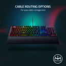 Razer BlackWidow V3 Mechanical Gaming Keyboard Green Switches with Transparent switch housing and Doubleshot ABS keycaps