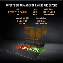 ASUS TUF Gaming F15 FA566NFR-HN045WS Gaming Laptop ASUS TUF Gaming F15 FA566NFR-HN045WS Gaming Laptop