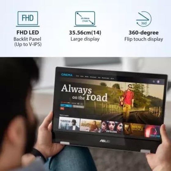 ASUS Chromebook Flip CX1 CX1400FKA-EC0168 Light Weight Laptop ASUS Chromebook Flip CX1 CX1400FKA-EC0168 Light Weight Laptop