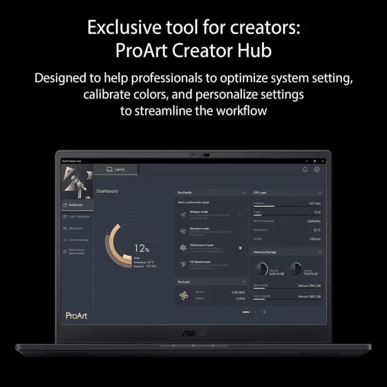 ASUS ProArt Studiobook 16 OLED H7600ZW-L911WS Laptop ASUS ProArt Studiobook 16 OLED H7600ZW-L911WS Laptop
