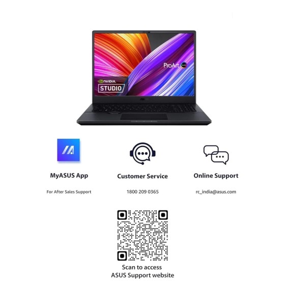 ASUS ProArt Studiobook 16 OLED H7600ZW-L911WS Laptop ASUS ProArt Studiobook 16 OLED H7600ZW-L911WS Laptop