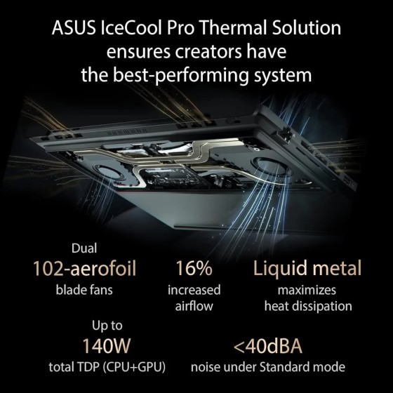 ASUS ProArt Studiobook 16 OLED H7600ZW-L911WS Laptop ASUS ProArt Studiobook 16 OLED H7600ZW-L911WS Laptop
