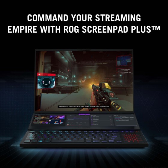 ASUS ROG Zephyrus Duo 16 GX650RM-LS019WS Gaming Laptop ASUS ROG Zephyrus Duo 16 GX650RM-LS019WS Gaming Laptop