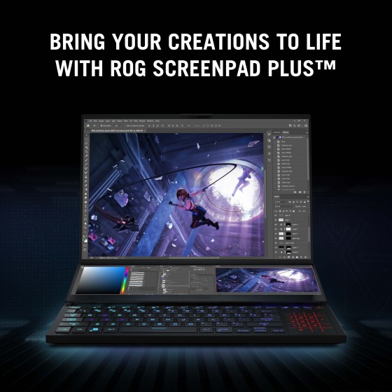 ASUS ROG Zephyrus Duo 16 GX650RM-LS019WS Gaming Laptop ASUS ROG Zephyrus Duo 16 GX650RM-LS019WS Gaming Laptop