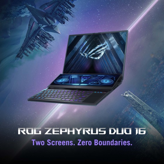 ASUS ROG Zephyrus Duo 16 GX650RM-LS019WS Gaming Laptop ASUS ROG Zephyrus Duo 16 GX650RM-LS019WS Gaming Laptop