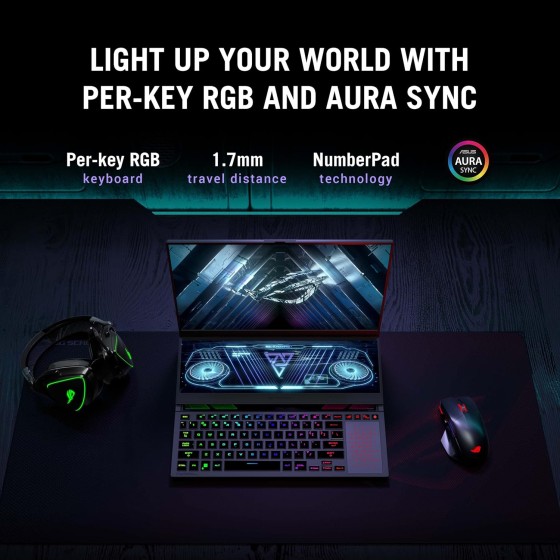 ASUS ROG Zephyrus Duo 16 GX650RMZ-LS019WS Gaming Laptop ASUS ROG Zephyrus Duo 16 GX650RMZ-LS019WS Gaming Laptop
