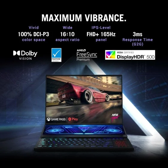 ASUS ROG Zephyrus Duo 16 GX650RMZ-LS019WS Gaming Laptop ASUS ROG Zephyrus Duo 16 GX650RMZ-LS019WS Gaming Laptop
