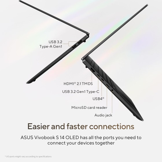 ASUS Vivobook S 14 OLED M5406WA-PP961WS Light Weight Laptop ASUS Vivobook S 14 OLED M5406WA-PP961WS Light Weight Laptop