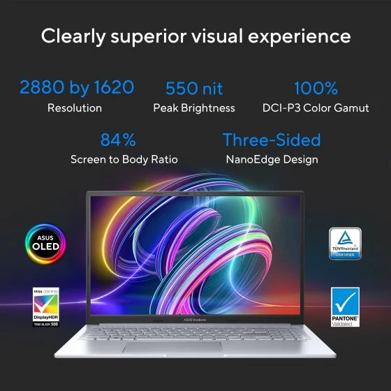 ASUS Vivobook 15X OLED K3504VAD-MA542WS Creator Laptop ASUS Vivobook 15X OLED K3504VAD-MA542WS Creator Laptop