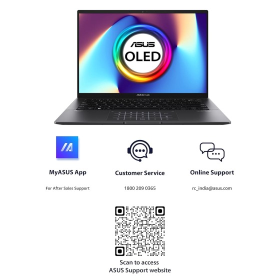 ASUS Zenbook 14 OLED UM3402YA-KM541WS Light Weight Laptop ASUS Zenbook 14 OLED UM3402YA-KM541WS Light Weight Laptop
