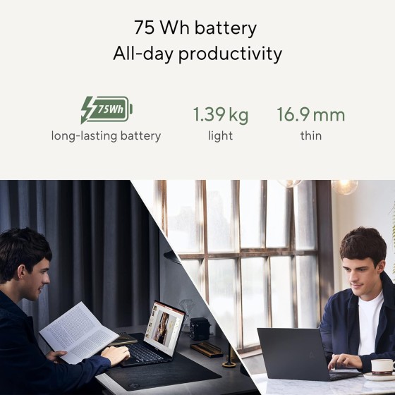 ASUS Zenbook 14 OLED UM3402YA-KM541WS Light Weight Laptop ASUS Zenbook 14 OLED UM3402YA-KM541WS Light Weight Laptop