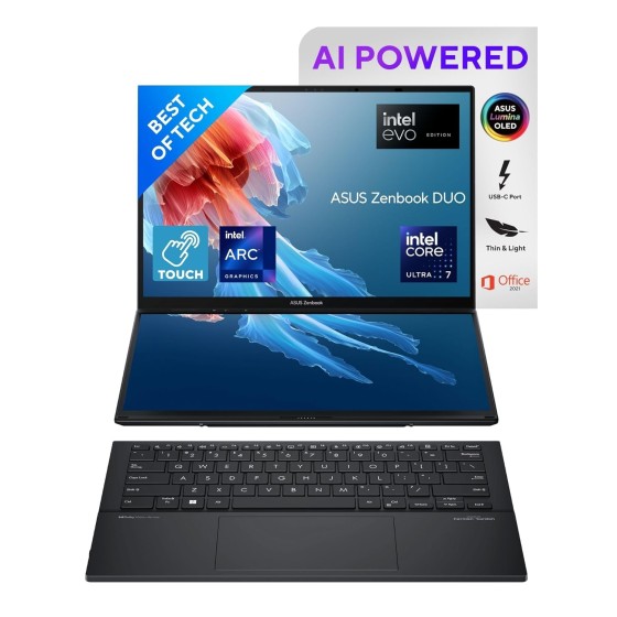 ASUS Zenbook Duo OLED UX8406MA-QL761WS Creator Laptop