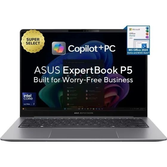 ASUS ExpertBook P5 P5405CSA-NZ0949X Core Ultra 7 258V 32GB 1TB AI Laptop