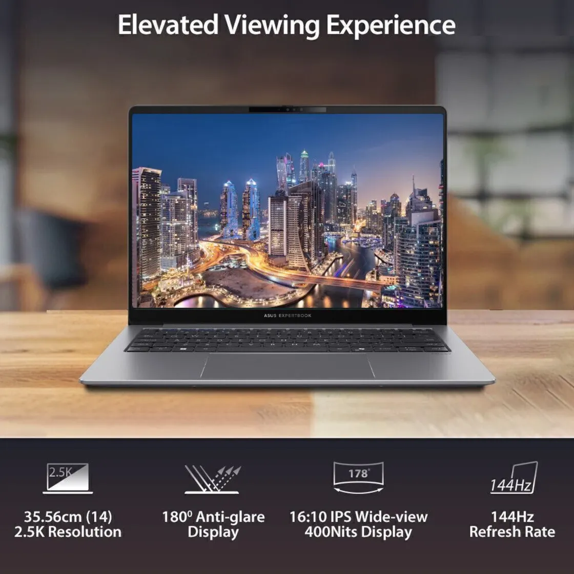 ASUS ExpertBook P5 P5405CSA-NZ0949X display view