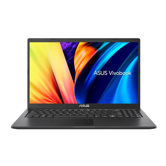 ASUS VivoBook 15 Indie Indie Black Laptop with Intel Core i3 1115G4 Processor (2 Cores 4 Threads 4.10GHz 6MB Cache Intel UHD Graphics), 8GB DDR4 Laptop Ram, 512GB SSD, 15.6Inch FHD Display,Finger Print Sencer and Windows 11,Microsoft Office