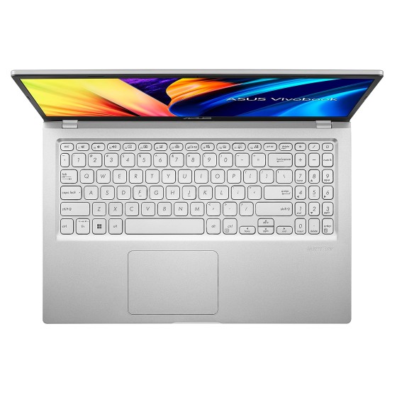 ASUS VivoBook 15 Indie Transparent Silver Laptop with Intel Core i3 1115G4 Processor (2 Cores 4 Threads 4.10GHz 6MB Cache Intel UHD Graphics), 8GB DDR4 Laptop Ram, 512GB SSD, 15.6Inch FHD Display,Finger Print Sencer and Windows 11,Microsoft Office