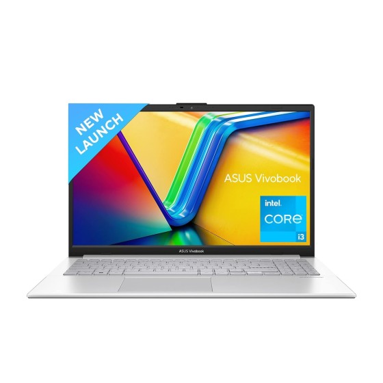 Asus VivoBook Go 15 Quiet Cool Silver with Intel Core i3 N305 Processor (8 Cores 8 Threads 3.80GHz 6MB Cache Intel UHD Graphics), 8GB DDR4 Laptop Ram, 512GB SSD, 15.6Inch Display,Balcklit and Windows 11,Microsoft Office