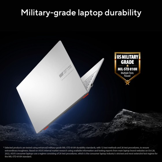 Asus VivoBook Go 15 Quiet Cool Silver with Intel Core i3 N305 Processor (8 Cores 8 Threads 3.80GHz 6MB Cache Intel UHD Graphics), 8GB DDR4 Laptop Ram, 512GB SSD, 15.6Inch Display,Balcklit and Windows 11,Microsoft Office