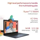 ASUS VivoBook Pro 15 Silver R5 5600H RTX3050 4GB 16GB 1TB OS ASUS VivoBook Pro 15 Cool Silver Laptop with AMD Ryzen 5 5600H Processor (6 Cores 12 Threads 4.20GHz 19MB Cache), RTX 3050 4GB GPU, 16GB DDR4 RAM, 1TB SSD, FHD 144Hz Display, Fingerprint, Backlit Keyboard, WiFi 6, Microsoft Office and Windows 11