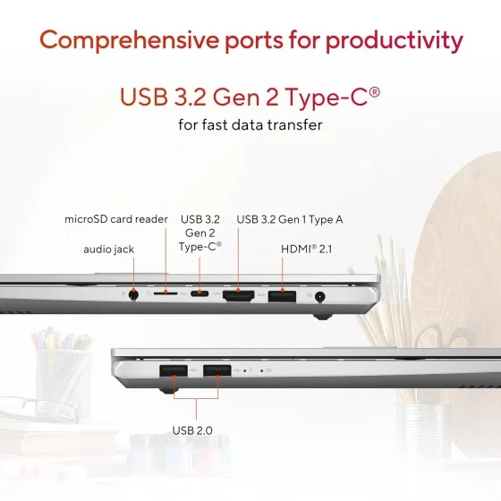 ASUS VivoBook Pro 15 Silver R5 5600H RTX3050 4GB 16GB 1TB OS ASUS VivoBook Pro 15 Cool Silver Laptop with AMD Ryzen 5 5600H Processor (6 Cores 12 Threads 4.20GHz 19MB Cache), RTX 3050 4GB GPU, 16GB DDR4 RAM, 1TB SSD, FHD 144Hz Display, Fingerprint, Backlit Keyboard, WiFi 6, Microsoft Office and Windows 11