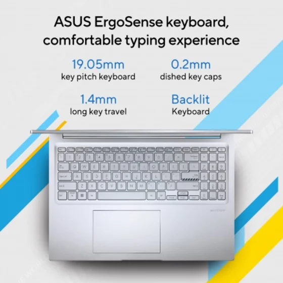 Asus VivoBook 16 i3-1315U 8GB 512GB Transparent-Silver Asus VivoBook 16 i3-1315U 8GB 512GB Transparent-Silver