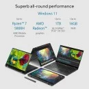 Asus Zenbook Flip U14 OLED UN5401QA-KN701WS 16GB 1TB Win11 Asus Zenbook Flip U14 OLED UN5401QA-KN701WS 16GB 1TB Win11