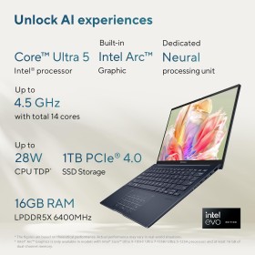 ASUS Zenbook 14 OLED UX3405MA-QD552WS 16GB 1TB Win11 Office