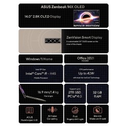 Asus Zenbook 14X OLED UX5401ZAS-KN901WS